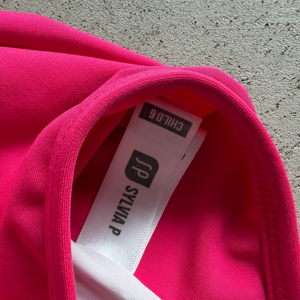 Sylvia P Pink Athletic Leotard - Picture 3 of 9